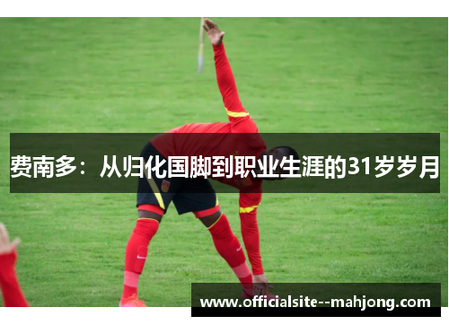 费南多：从归化国脚到职业生涯的31岁岁月